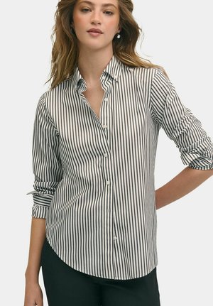CLASSIC FIT NON-IRON STRIPED STRETCH - Hemdbluse - black