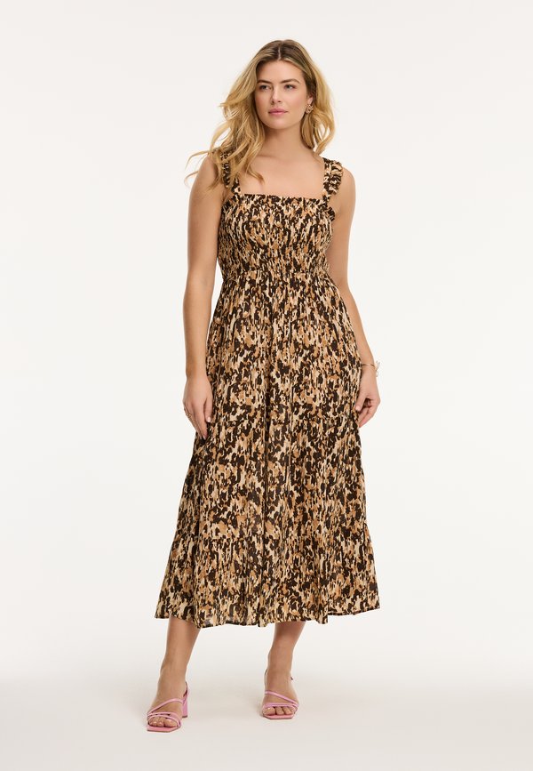 LEOPARD ANIMAL - Maxikleid - beige faded leopard