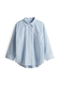 DREIVIERTELARM FAJA - Camicia - oxford blue