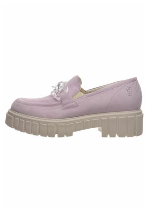 Lodičky s platformou - lilac