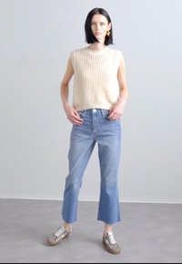 FRAME SUPER HIGH CROP MINI BOOT - Jean bootcut - deepwater