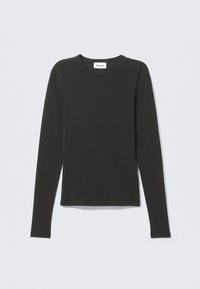 SLIM FITTED LONG SLEEVE - Langærmet T-shirt - black