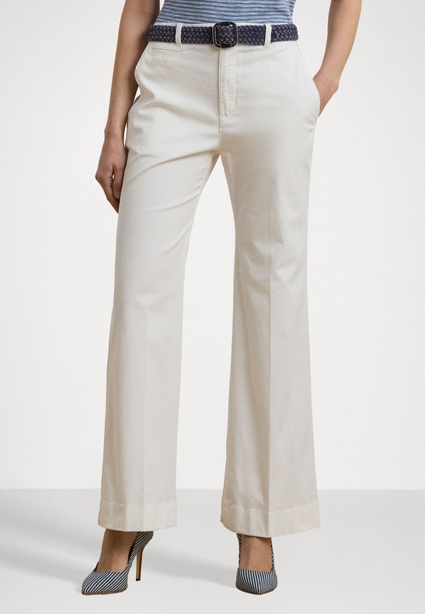 Stretch Cotton Chino Flare Trouser - Trousers
