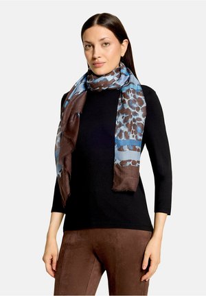 Betty Barclay, BETTY BARCLAY MIT ANIMALPRINT BASIC-SCHAL - Sjal / Tørklæder - blau braun