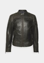 Belstaff OUTLAW JACKET - Lederjacke - black/schwarz - Zalando.at