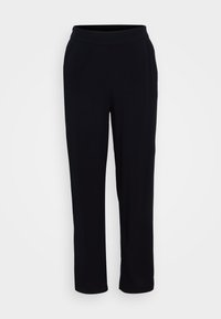 VMEASY WIDE PANTS LEO PRINT - Pantalon classique - black