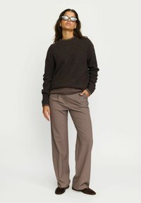 Soft Rebels Strickpullover - coffee quartz melange