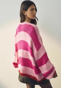 Next Kardigán - pink stripe