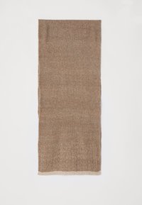 PCNOHANNA LONG SCARF   - Écharpe - fossil/gold lurex
