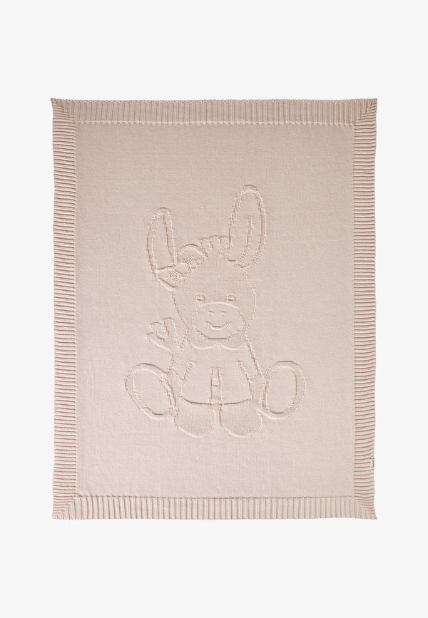 Babydecke Strick Emmi Girl – Babydecke – zartrosa