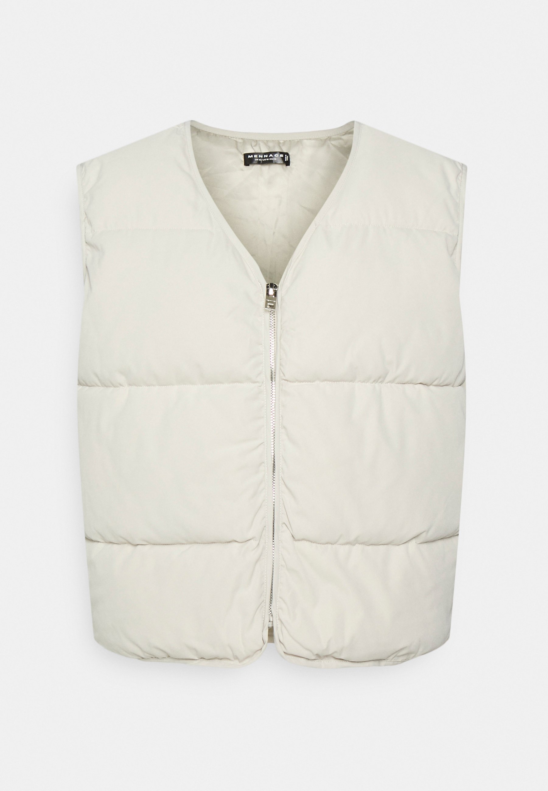 Mennace MENNACE ZIP UP QUILTED VEST 