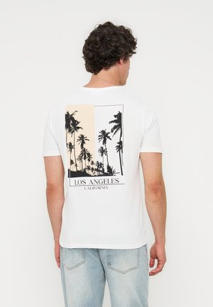 Pier One, T-Shirt print - white