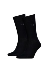 Puma - 2ER PACK CLASSIC LOGO EINFARBIG - Socken - schwarz Thumbnail-Bild 1