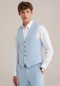 WE Fashion - Suit waistcoat - light blue Thumbnail Image 1