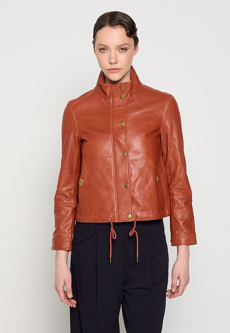 Coach Leren jas bruin