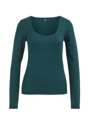 WE Fashion, Top s dlhým rukávom - dark green