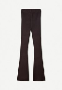 Bershka Hlače - dark brown