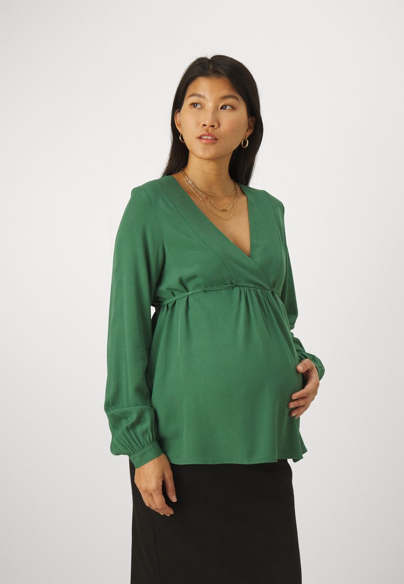 Anna Field MAMA - Bluse - green, Vergrößern