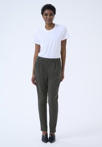 Kaffe Pantalon classique - black oyster