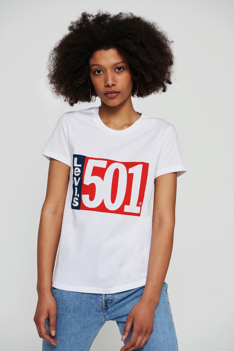 Levi's® T-shirt estampada - white