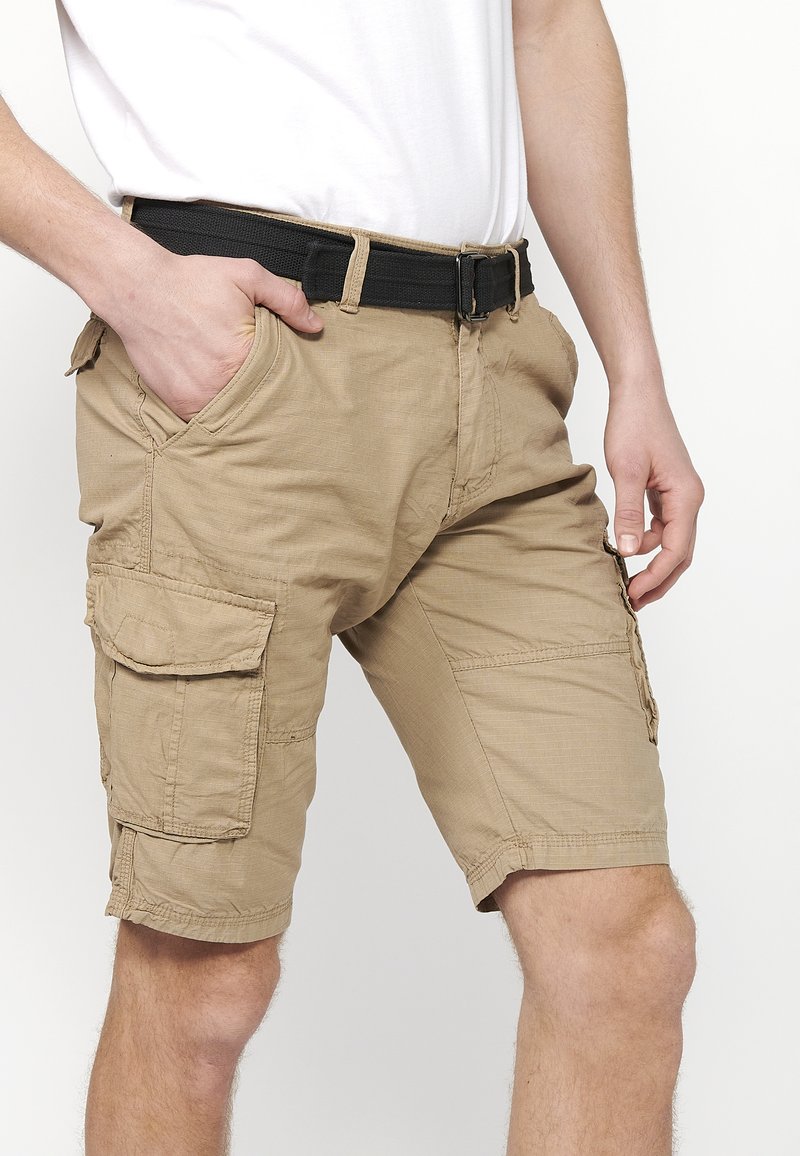 Koroshi - BERMUDA  - Shorts - beige, Vergroten