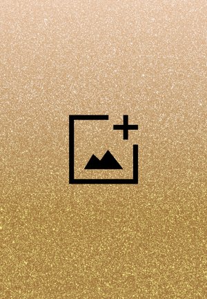 Contur negru al unui pătrat cu un semn plus și pictograme de munte, pe un fundal gradient de portocaliu, roz și albastru deschis cu efect de strălucire.