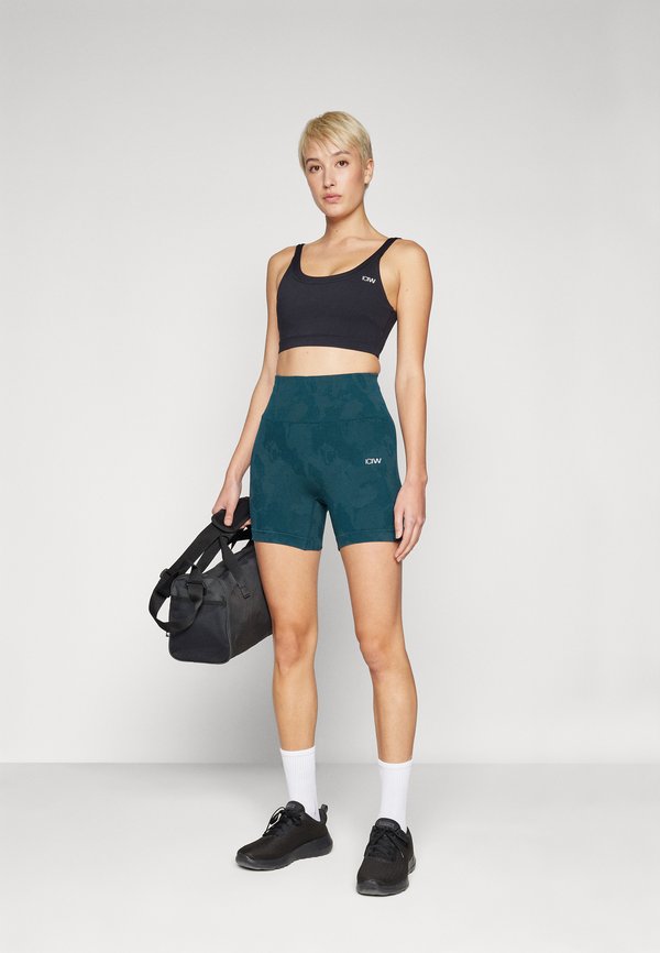 CAMO SEAMLESS SHORTS - Leggings - dark teal3