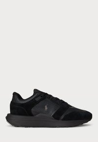 TRAIN 89 V2 SUEDE-PANELED SNEAKER - Športni copati - triple black/gray pp
