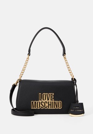 Love Moschino CUT OUT LOGO - Borsa a mano - nero