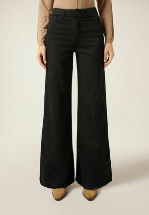 Flared Jeans - black