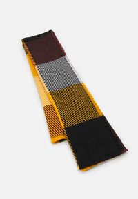 Selecionado, yellow/red