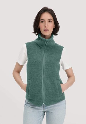 WOLLFLEECE - Weste - fichtengrün