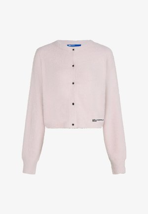 Karl Lagerfeld Jeans, CROPPED FLUFFY - Жилетка - lilac snow