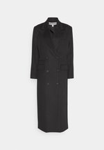 Materiel MAXI COAT SLITS - Klassischer Mantel - deep brown 