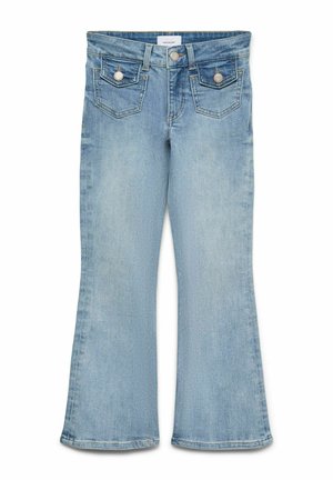 VERO MODA Girl Alt laienevad teksad - light blue denim