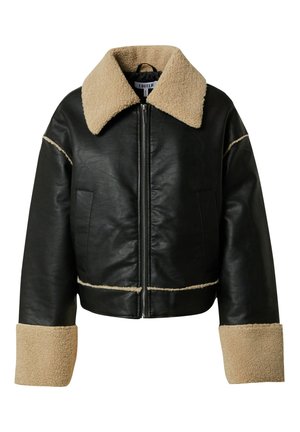 EDITED, TANJA - Veste en similicuir - schwarz