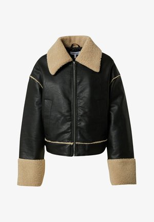 EDITED, TANJA - Veste en similicuir - schwarz