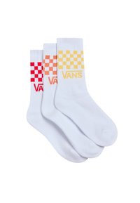 Vans 3 PACK CLASSIC CHECK CREW - Calze - yarrow