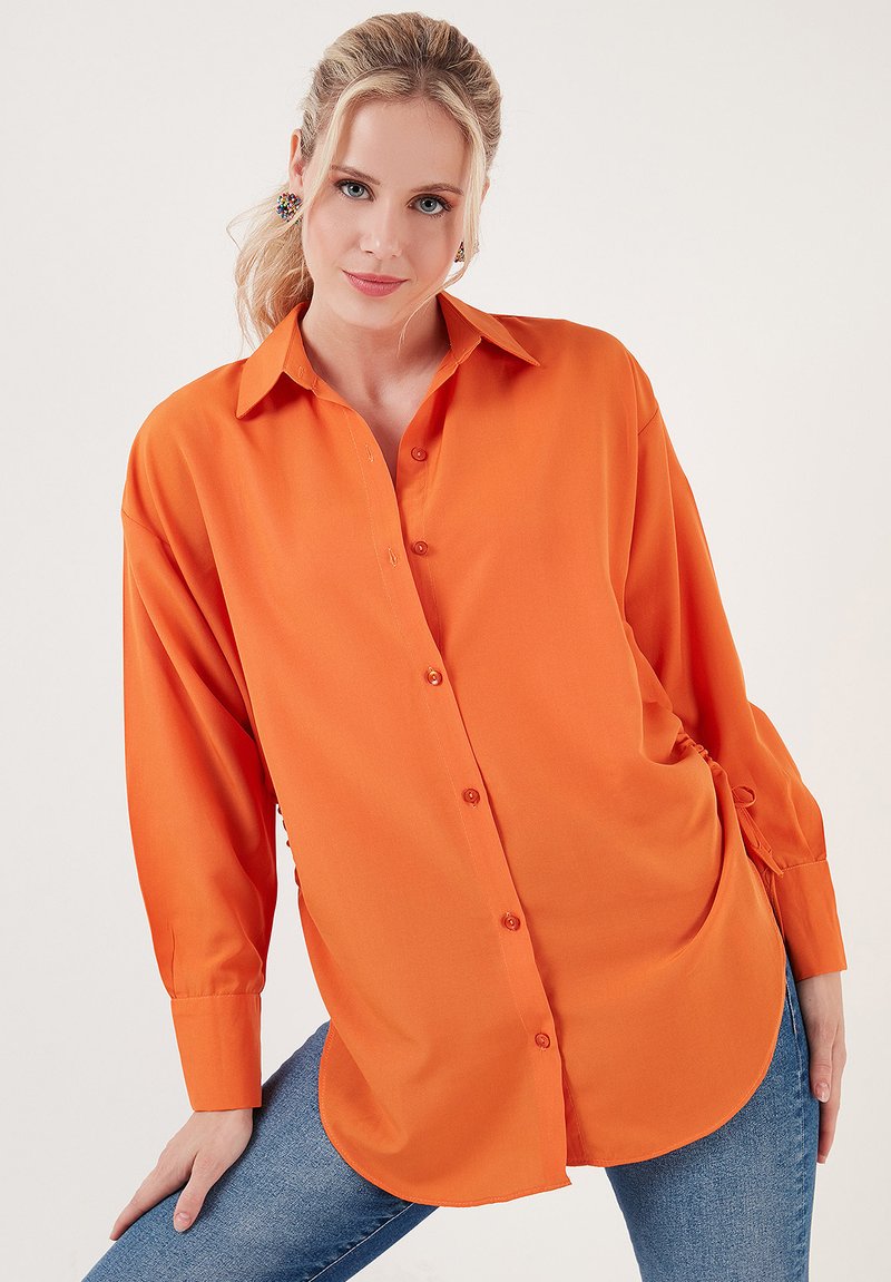 LELA Nööpidega pluus - orange