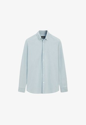 Massimo Dutti, 100% COTTON DENIM SHIRT - Business skjorter - light blue