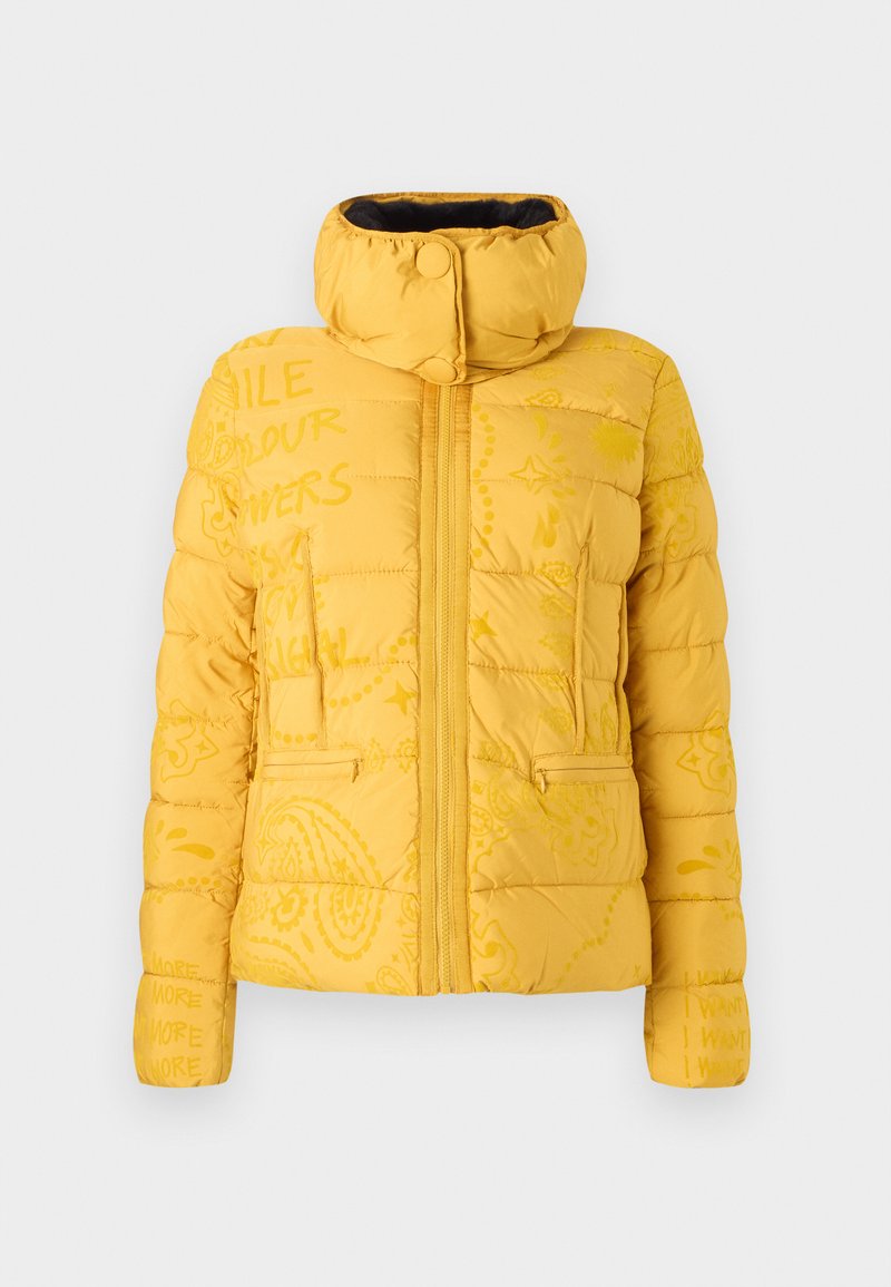 Desigual Winterjas geel Desigual Winterjas geel