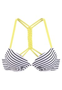Venice Beach Bikini-Top - schwarz/weiß/limette