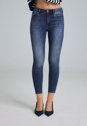 Stradivarius, D07 - Jeans Skinny - blue black denim