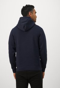 Champion ICONS COLORBLOCK HOODIE - Hoodie - dark blue