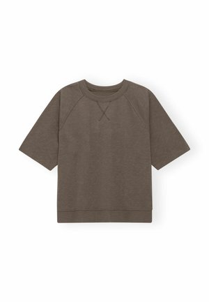 moshi moshi mind, AURA TEE - T-Shirt basic - stone brown