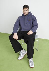 Carhartt WIP HOODED AMERICAN SCRIPT - Mikina s kapucňou - zeus