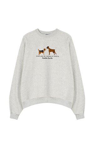CREW PUPPIES JACK UNISEX - Bluză de molton - grey