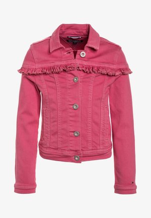 Tommy Hilfiger WITH RUFFLE - Giacca di jeans - pink