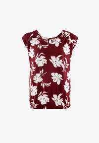 Ausgewählt, red floral aop