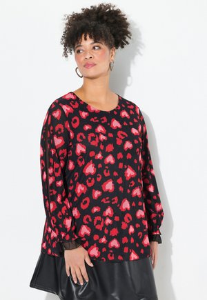 HERZ-MUSTER - Blus - black
